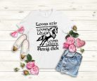 Lovas szív, lovas lélek Női egyedi póló (1. változat)