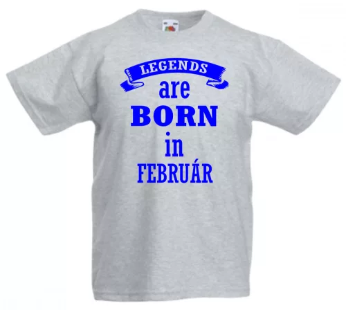 Legend are Born férfi póló, egyedi póló