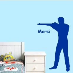 Lövészet 2 falmatrica