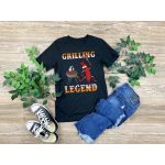 Grilling legend férfi póló