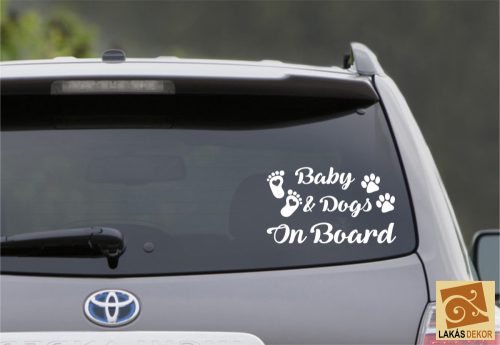 Baby & Dogs On Board autósmatrica