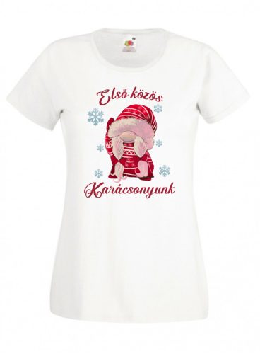 Első közös karácsonyunk női póló