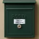 Gravírozott postaláda és ajtó tábla – Elegáns dekoráció