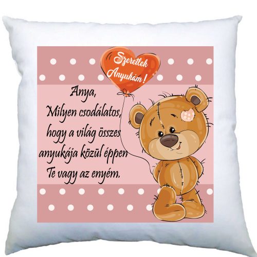 Anya milyen csodálatos, hogy a világ összes anyukája közül éppen te vagy az enyém párna