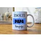 Papa bögréje saját névvel