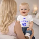 Névre Szóló Keresztanya Felkérő Baba Body – "Lennél a Keresztanyukám?" Szíves Minta