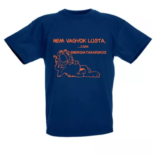 Nem vagyok lusta, csak energiatakarékos férfi póló