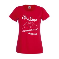 Apa lánya legjobb barátok mindörökké 3 Női póló