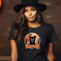 Vampurr női halloween póló