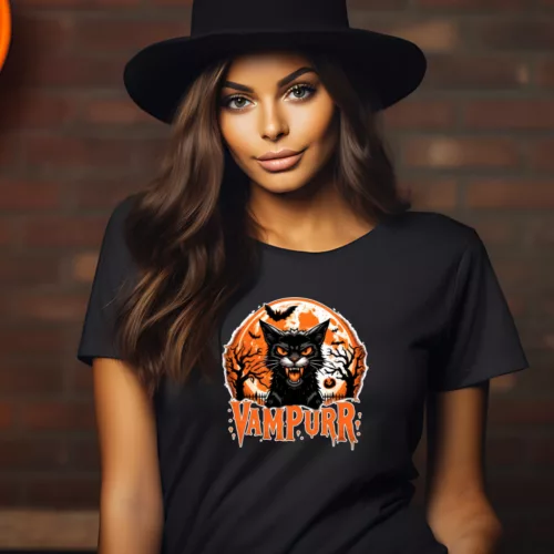 Vampurr női halloween póló