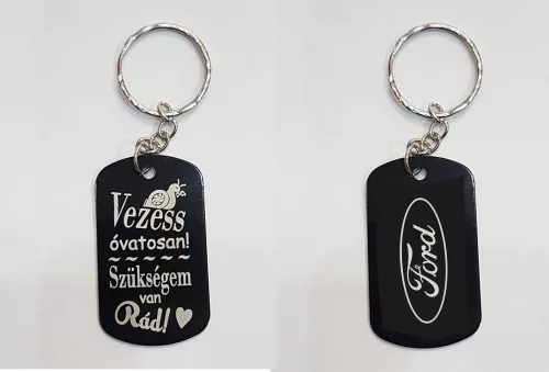 Vezess óvatosan szükségem van rád! Kulcstartó + választható autós logó