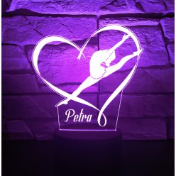 1. Ritmikus gimnasztika 3D hatású led lámpa