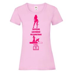 Lánybúcsú folyamatban női póló (2.verzió)