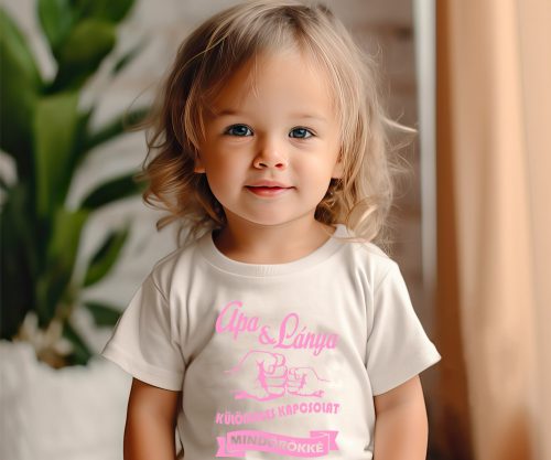 Apa lánya különleges kapcsolat baba póló