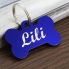 2. Csont alakú biléta, kutyabiléta, (1 oldal: név, 2 oldal: telefonszám)