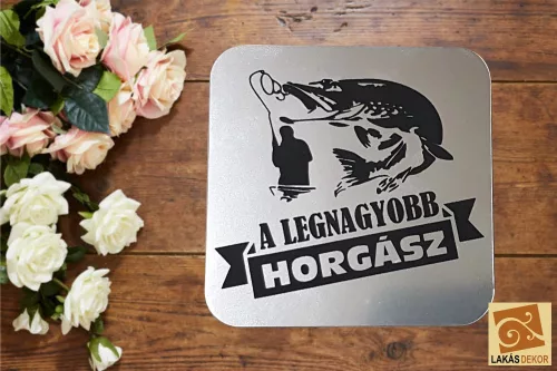 A legnagyobb horgász poháralátét
