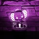 Elefántos 7 színű 3D LED lámpa