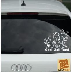 Kisfiú, Fiú, Nagyfiú autósmatrica 