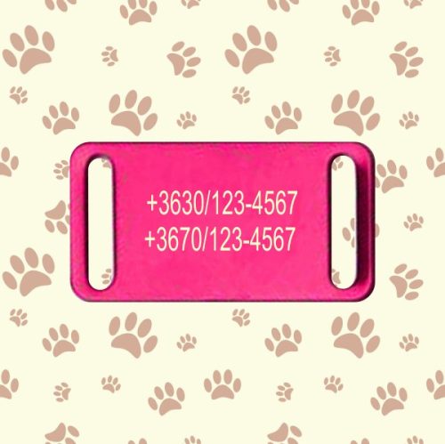 5. Nyakörvre tehető biléta (Két telefonszám!)