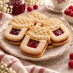   Lekvárosüveg linzer kiszúró és süti kinyomó – őszi sütikhez