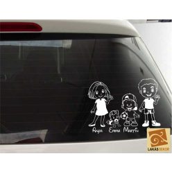 Anya Apa Fiú Babalány autósmatrica