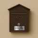 Ajtó és postaláda névtábla gravírozott, 15x6 cm, maximum 2 név, és állat (nem kötelező) 
