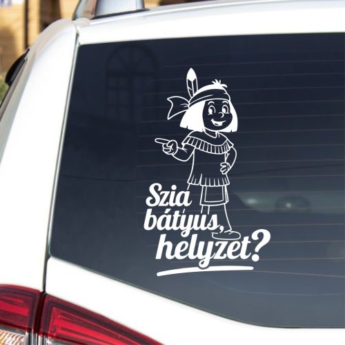 Yakari, szia bátyus, helyzet? - autó dekoráció