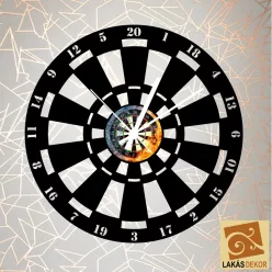 Darts sziluett óra - 1. verzió