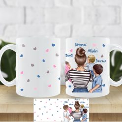   A világnak egy anya vagy egyedi bögre Nagyfiú-Baba-Kisfiú-Fiú