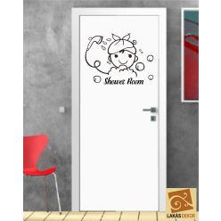 Shower Room, fürdőszoba matrica