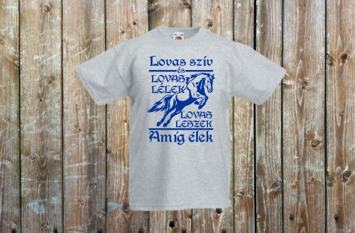 Lovas szív, lovas lélek gyerek póló