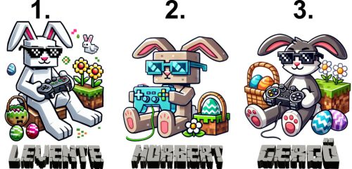 Húsvéti párna gamer rajongóknak