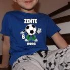 Focilabdás szülinapi gyerek póló