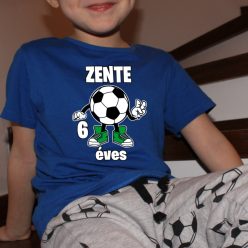 Focilabdás szülinapi gyerek póló