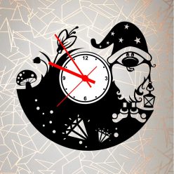 Törpés sziluett óra