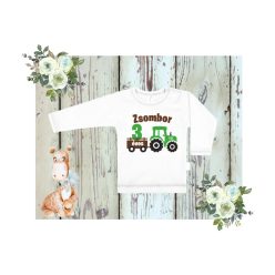 Traktoros hosszú ujjú póló