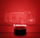 Ikarus 280 csuklós busz (nagyobb méret) 220x135 mm