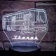 Ikarus 260 3D led lámpa