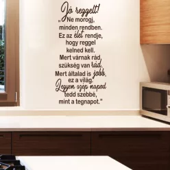 Jó reggelt...falmatrica (2. változat)