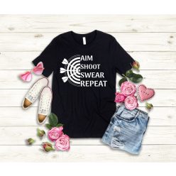 Aim Shoot Swear Repart női póló