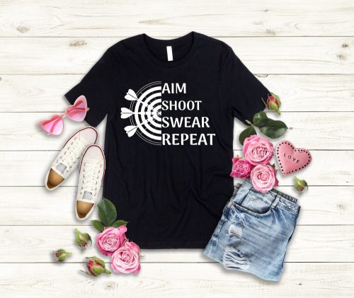 Aim Shoot Swear Repart női póló