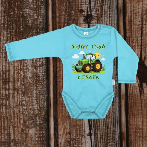 Nagy tesó leszek traktoros baba body