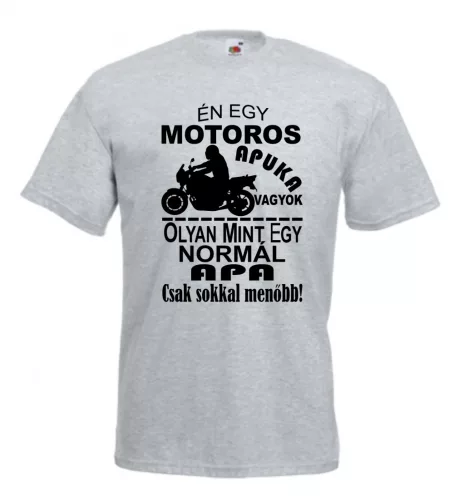 Én egy motoros apuka vagyok férfi póló 1