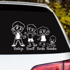 Nagyfiú, Fiú, Kislány, Baba autósmatrica