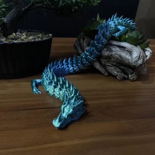 Mozgatható Egyedi Színes 3D Nyomtatott Sárkány