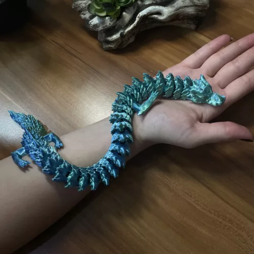 Mozgatható Egyedi Színes 3D Nyomtatott Sárkány