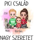 Pici család, Nagy szeretet női póló