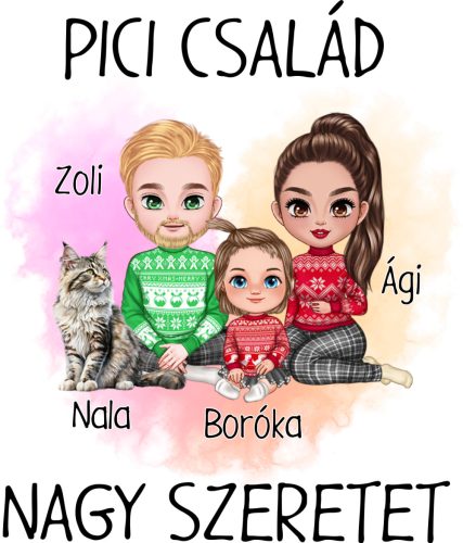 Pici család, Nagy szeretet női póló