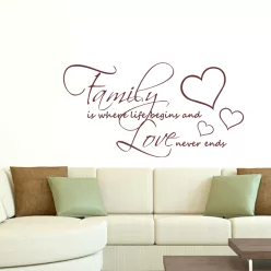 Family is where life begins and love never ends falmatrica