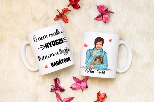  Ő nem csak egy nyuszi...egyedi bögre
